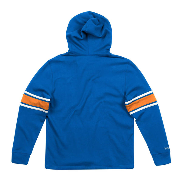 [FPHDMM18731-NYKROYA1] Mens Mitchell & Ness NBA Hockey Hood Fleece Knicks