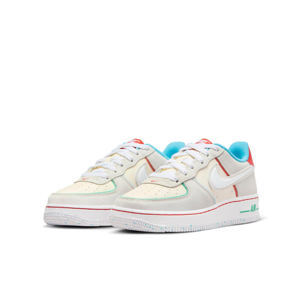 [FQ8350-110] Grade School Nike AIR FORCE 1 LOW LV8 'HOLIDAY COOKIES (GS)'