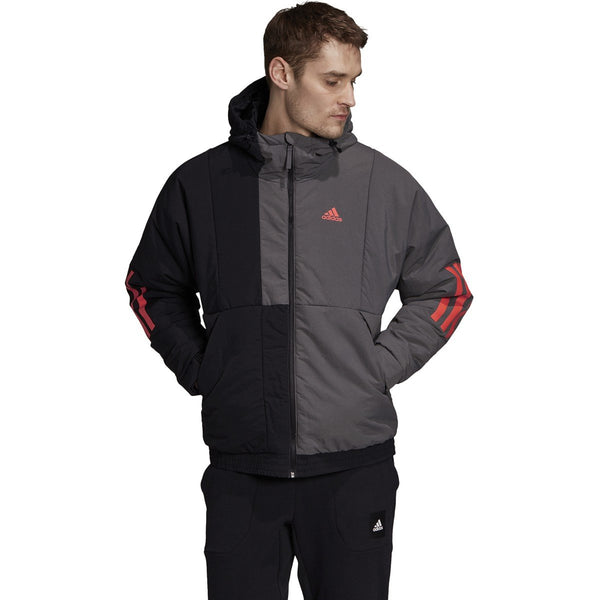 [FT2445] Mens Adidas Back to Sport Insulated Hooded Jacket