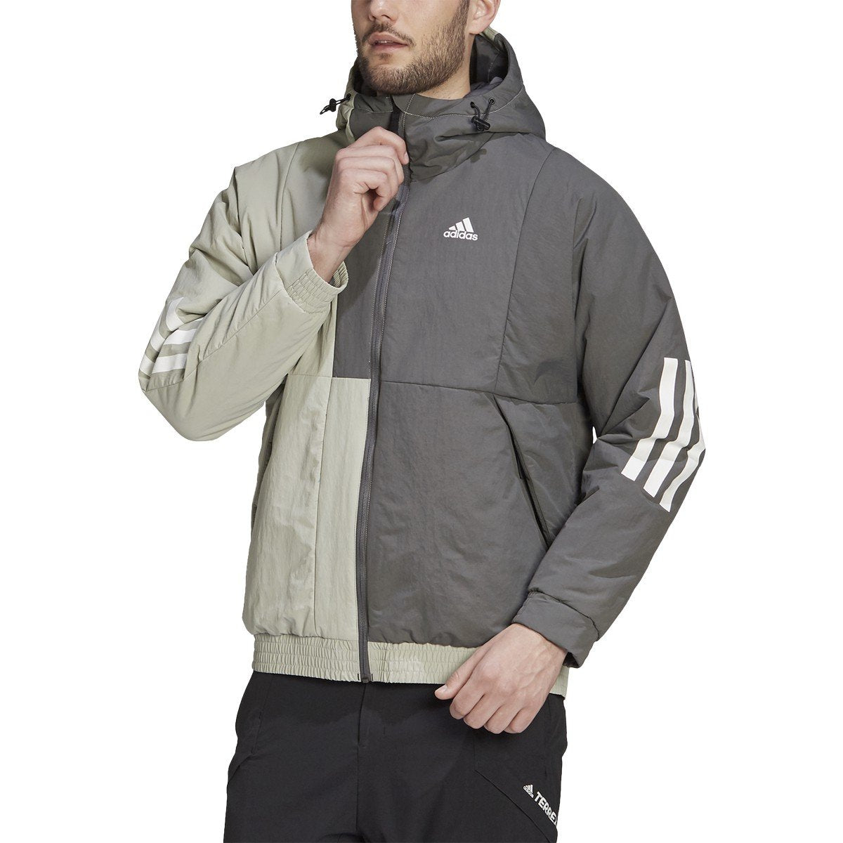 [FT2448] Mens Adidas Back to Sport Insulated Hooded Jacket