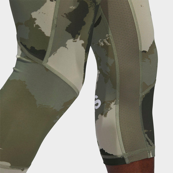 [FU1505] Mens Adidas Alphaskin Camo 3/4 Tights