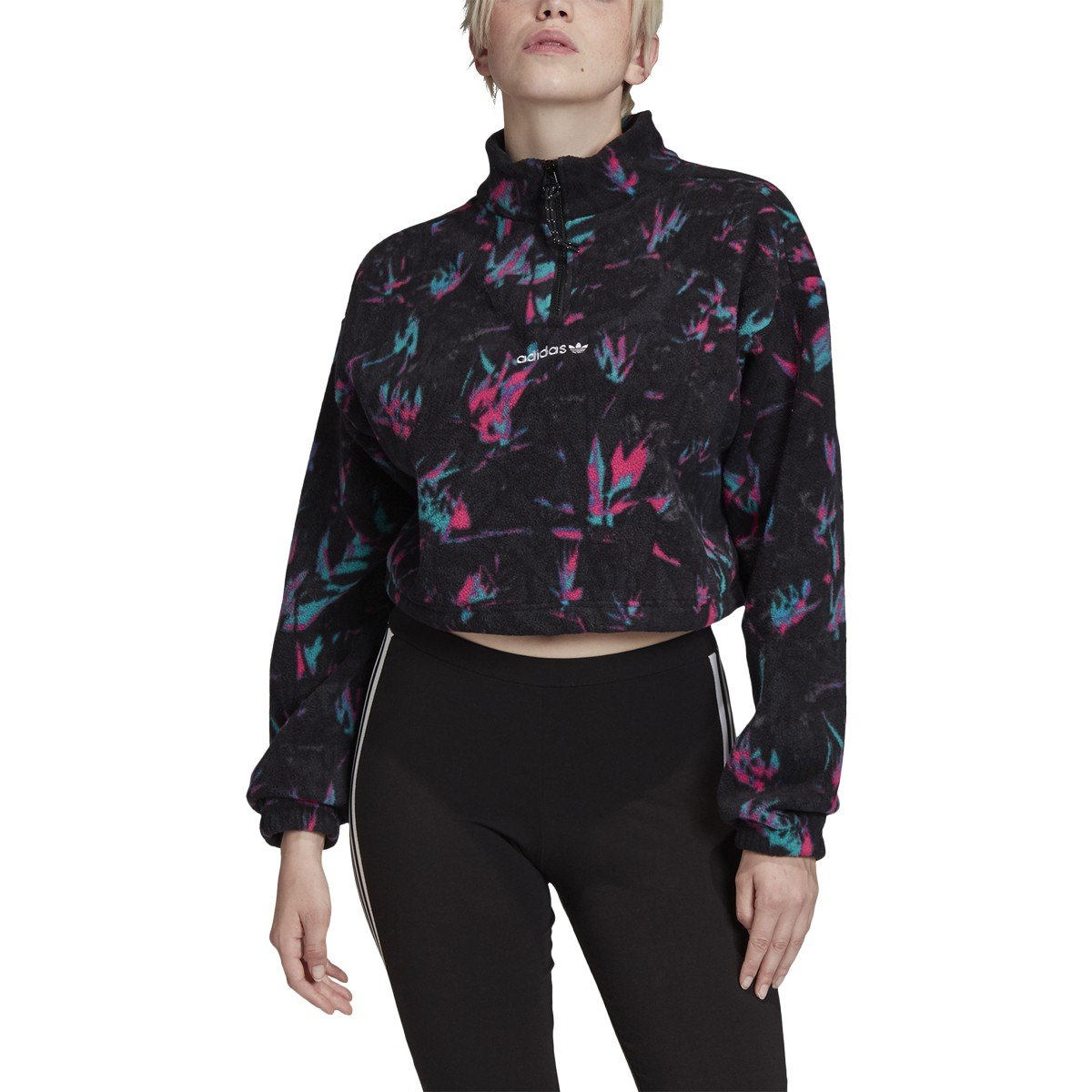[GC8753] Womens Adidas Originals Half Zip Sweater