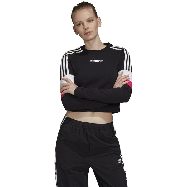 [GC8761] Womens Adidas Originals Cropped Longsleeve Tee