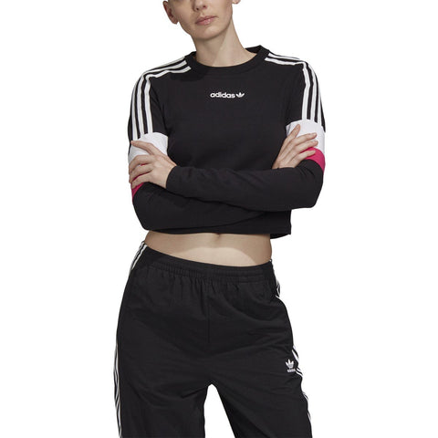 [GC8761] Womens Adidas Originals Cropped Longsleeve Tee