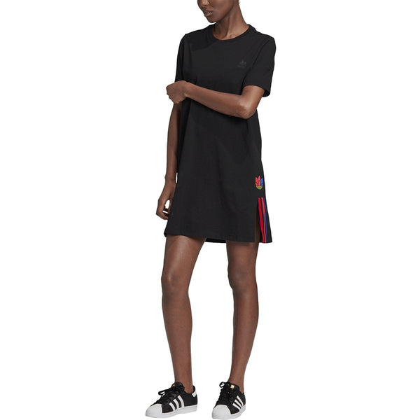 [GD2233] Womens Adidas Adicolor 3D Trefoil Tee Dress