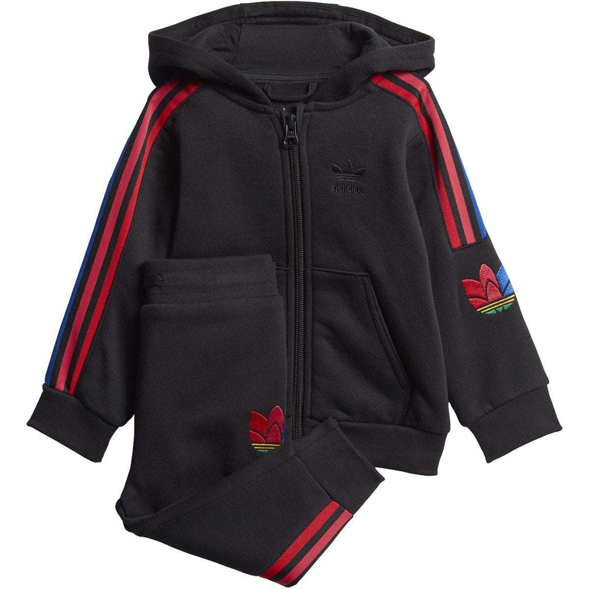 [GD2642] Toddler Adidas 3D Trefoil Fullzip Hoodie Set