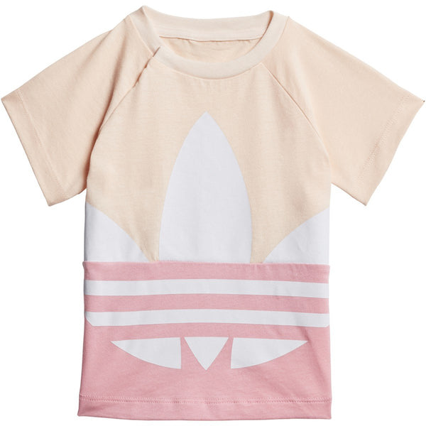 [GD2651] Kids Adidas Large Trefoil Short Tee Set