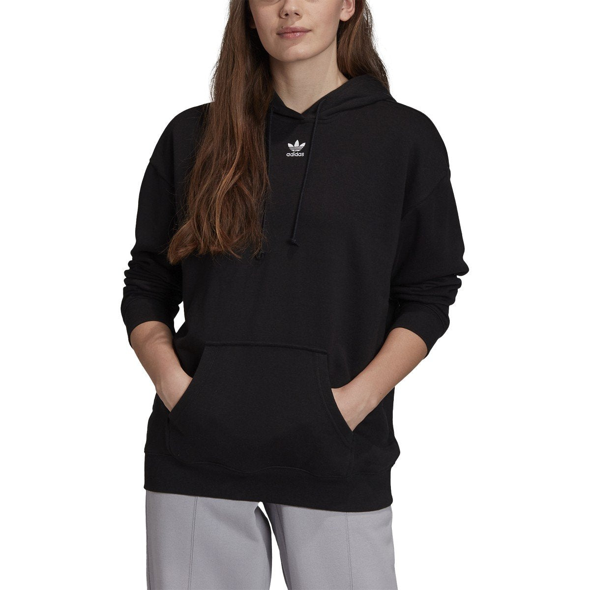 [GD4291] Womens Adidas Trefoil Essentials Hoodie