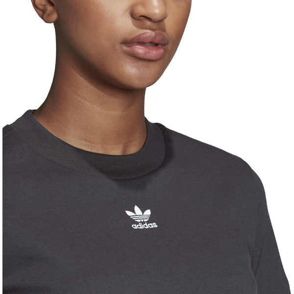 [GD4368] Womens Adidas Trefoil Essentials Cropped Tee