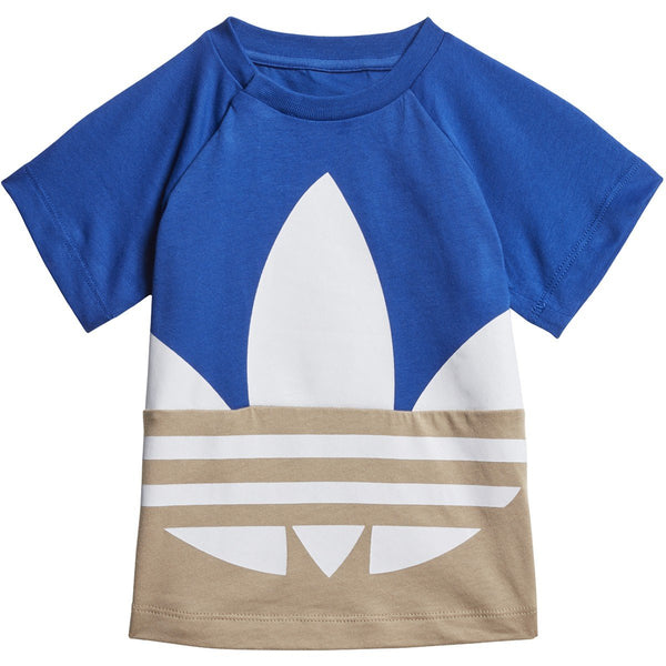 [GE1971] Toddler Adidas Large Trefoil Short Tee Set