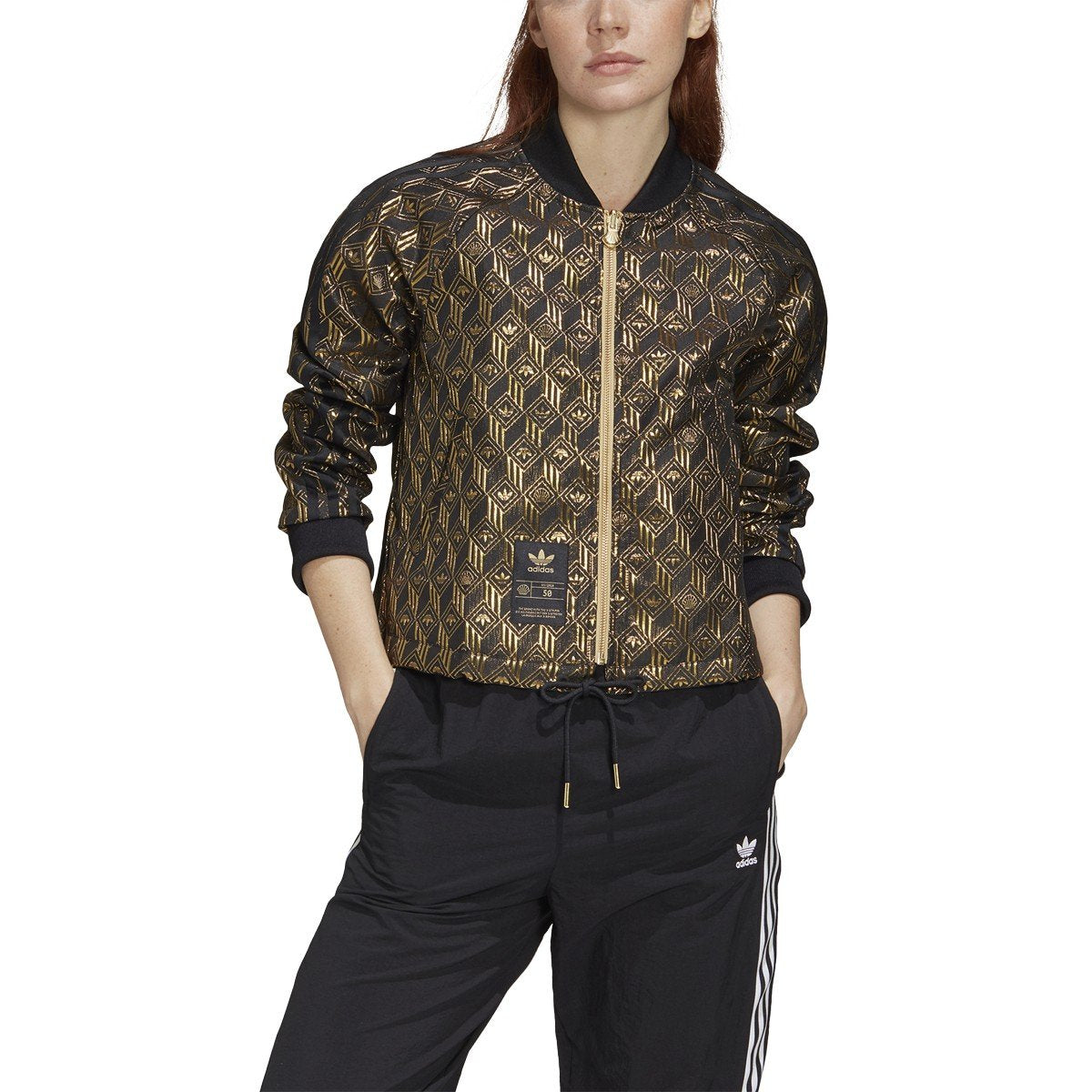 [GK1724] Womens Adidas Originals Premium Superstar Track Jacket