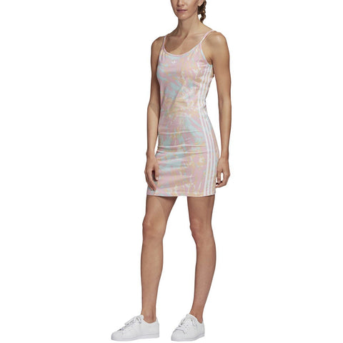 [GL6366] Womens Adidas Originals Tie Dye Tank Dress