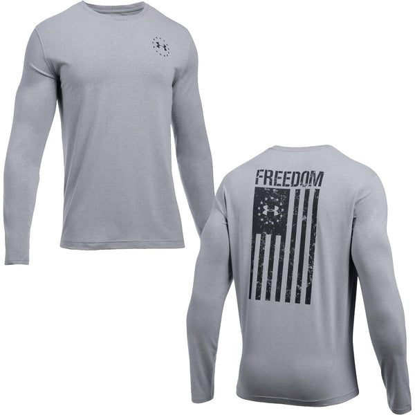 [1333369] Mens Under Armour Freedom Flag Long Sleeve Tee