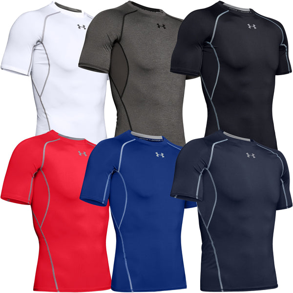 [1257468] Mens Under Armour HeatGear Armour Short Sleeve Compression Shirt