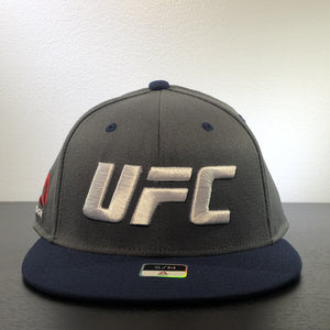 [M851Z] UFC Flexfit Hat - Grey | Navy