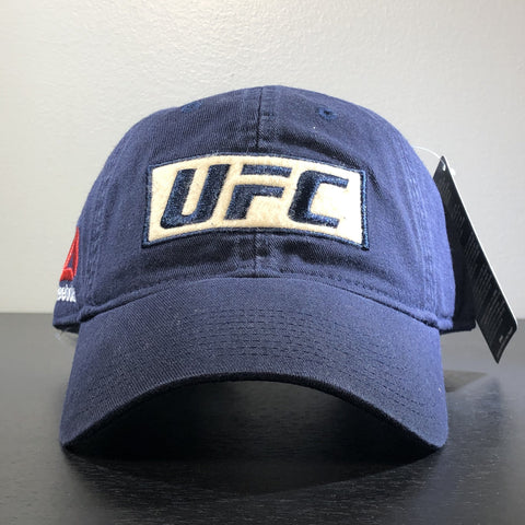 [EZ80Z] UFC Dad Adjustable Slouch Strapback Hat - Navy