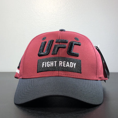 [125VZ] UFC Structured Snapback  Adjustable Hat - Red | Black