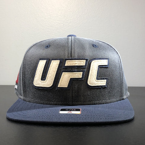 [M768Z] UFC Flat Visor Flex Hat - Grey | Navy | Cream