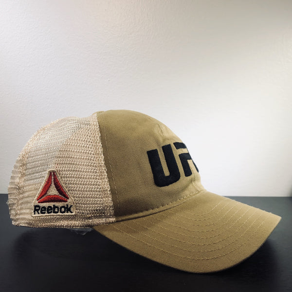 [EY82Z] UFC Dad Trucker Slouch Snapback Hat - Khaki