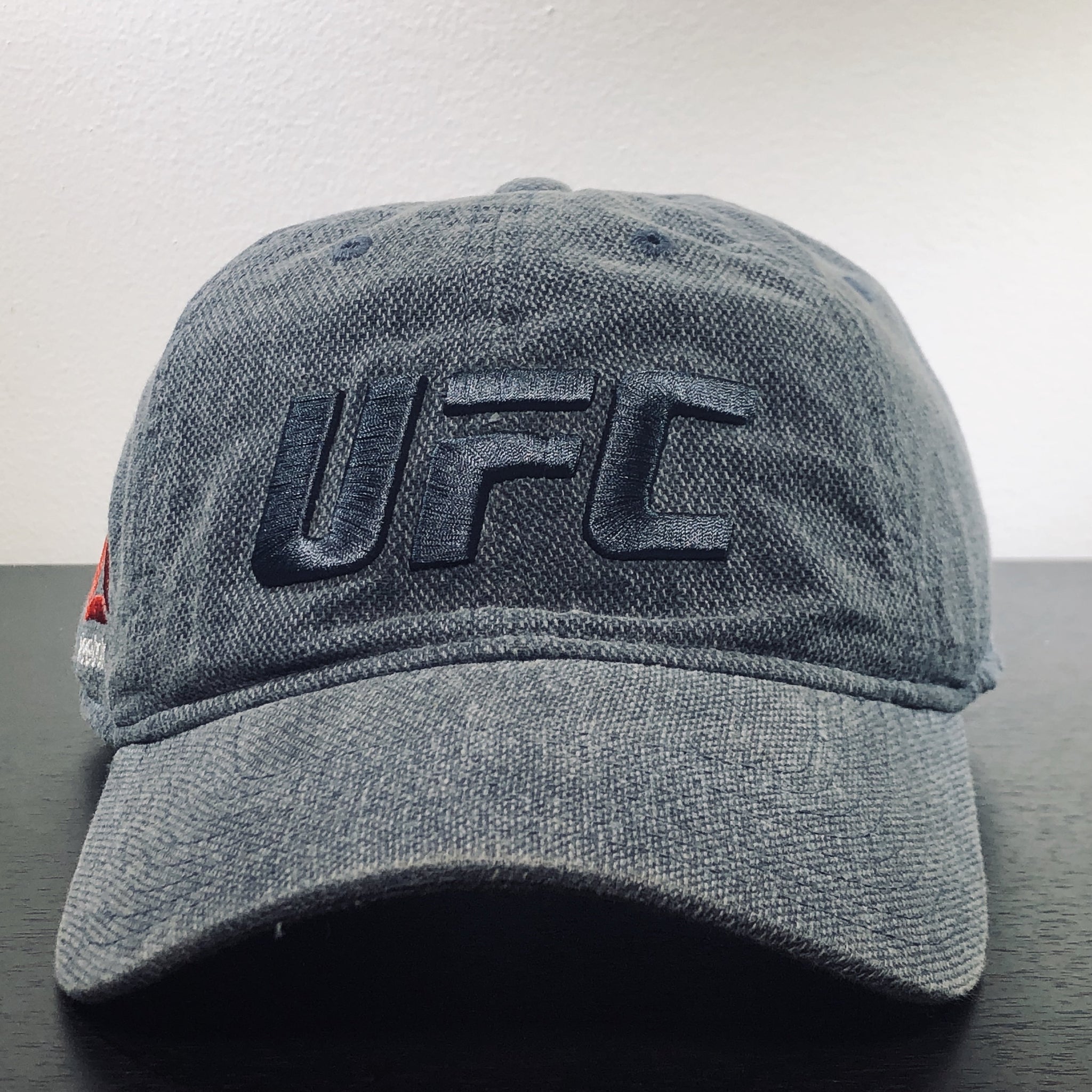 [QB26Z] UFC Dad Slouch Snapback Hat - Denim Blue