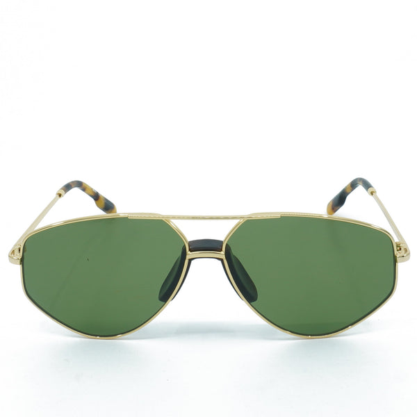 [KZ40014U30N] Mens Kenzo Round Oval Gold Sunglasses