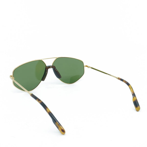 [KZ40014U30N] Mens Kenzo Round Oval Gold Sunglasses