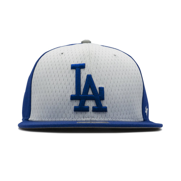 Mens 47 Brand LA Dodgers Captain Snapback - White/Royal Blue