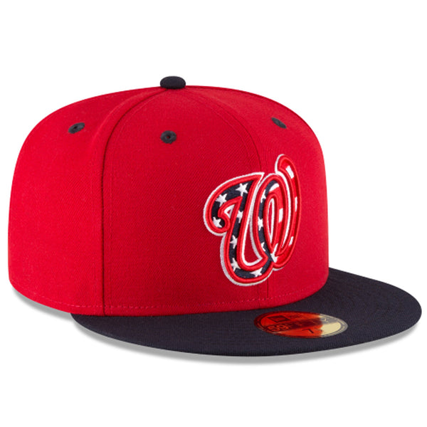 [70347947] Mens New Era MLB 59Fifty Authentic Fitted Cap - Washington Nationals