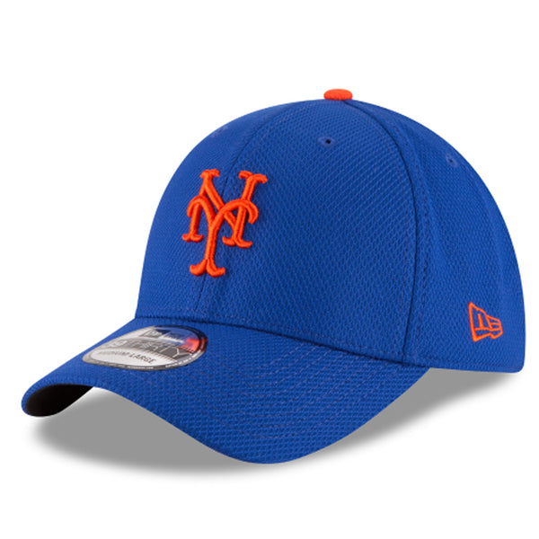 [11403317] Mens New Era MLB 39Thirty Diamond Era Flex Fit Cap - New York Mets