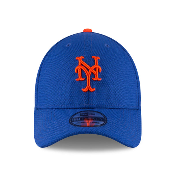 [11403317] Mens New Era MLB 39Thirty Diamond Era Flex Fit Cap - New York Mets