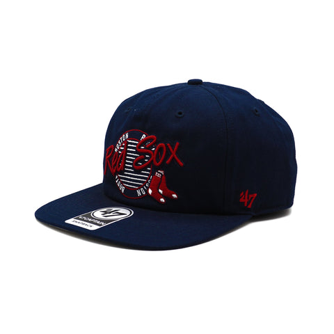 Mens 47 Brand Boston Red Sox Captain Snapback - Navy
