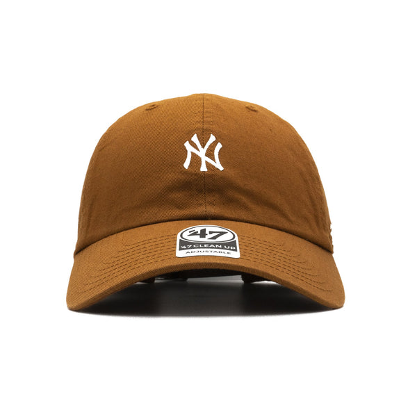 Mens 47 Brand NY Yankees Hirano Clean Up Strapback - Dark Orange
