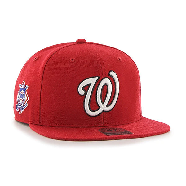 Mens 47 Brand Washington Nationals Captain Snapback - Red