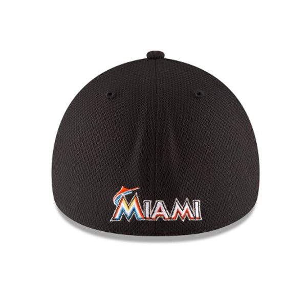 [11403320] Mens New Era MLB 39Thirty Diamond Era Flex Fit Cap - Miami Marlins