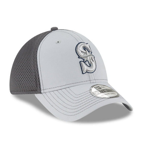 [11594965] Mens New Era MLB 39Thirty Neo Flex Fit Cap - Seattle Mariners