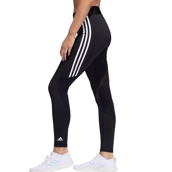 [FJ7173] Womens Adidas Alphaskin 3-Stripes Long Tights