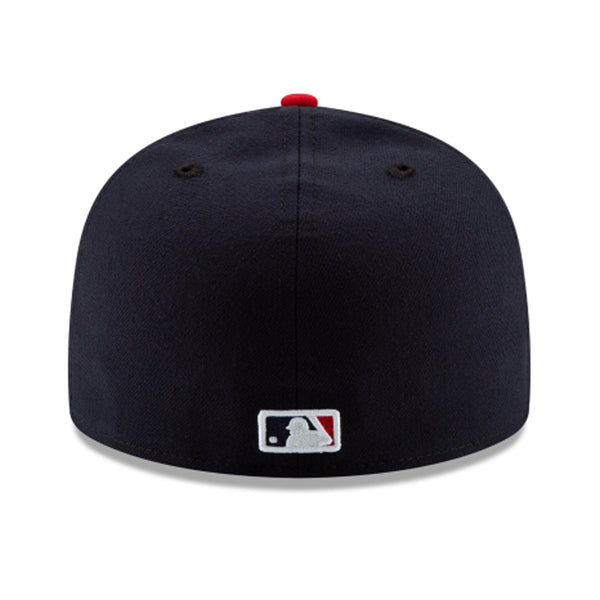 [70458576] Mens New Era MLB 59Fifty Authentic Fitted Cap - Cleveland Indians