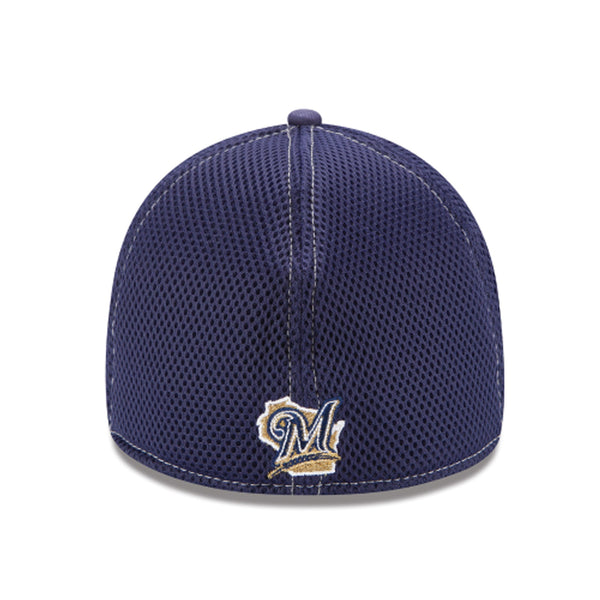 [10059488] Mens New Era MLB 39Thirty Neo Flex Fit Cap - Milwaukee Brewers