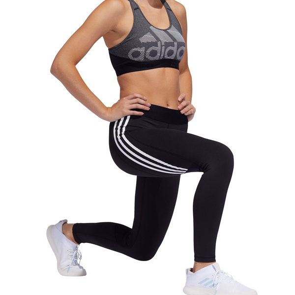 [FJ7173] Womens Adidas Alphaskin 3-Stripes Long Tights