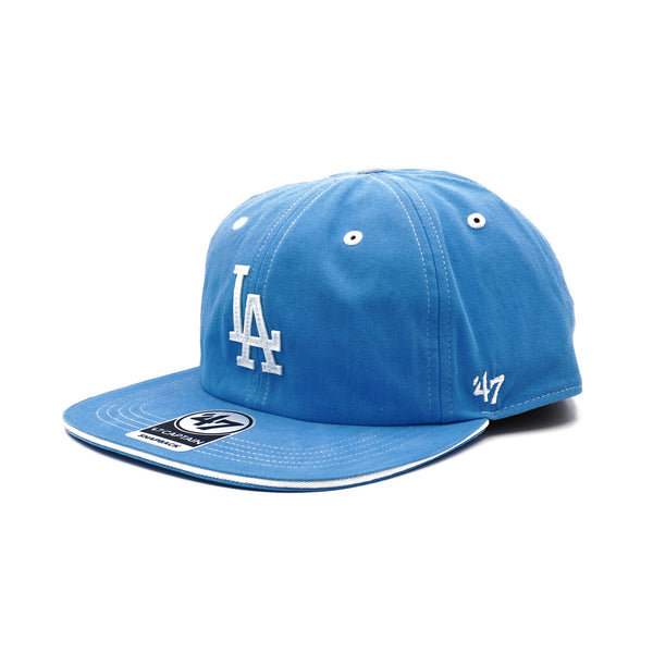 Mens 47 Brand LA Dodgers Captain Snapback - Light Blue