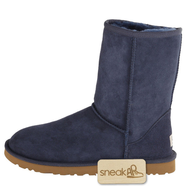 [1016223-NAVY] Womens UGG CLASSIC SHORT II