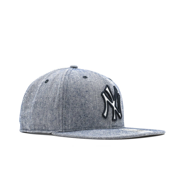 Mens 47 Brand NY Yankees Captain Snapback - Blue Logo Denim