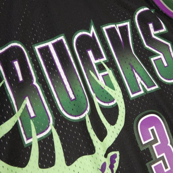 Mens Mitchell & Ness NBA RELOAD SWINGMAN JERSEY - MILWAUKEE BUCKS 1996 RAY ALLEN