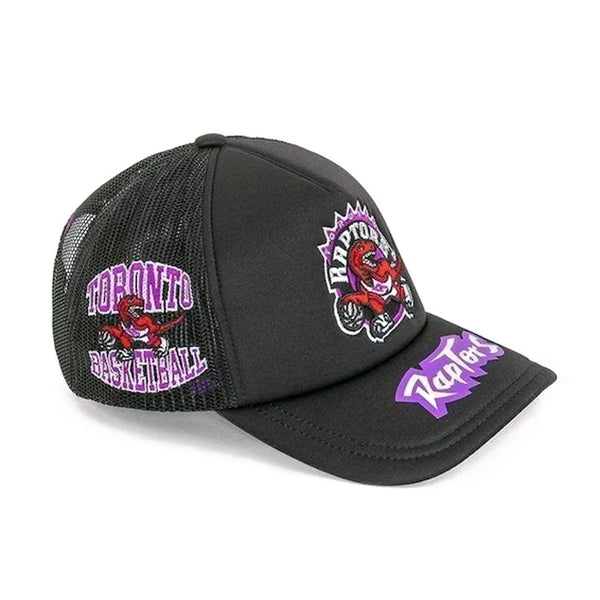 [5HSSSH22020-TRABLCK] MENS NBA TORONTO RAPTORS TEAM ORIGINS TRUCKER SNAPBACK
