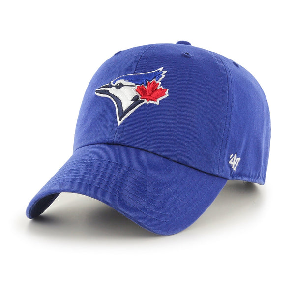 Mens 47 Brand Toronto Blue Jays Clean Up Strapback - Royal Blue