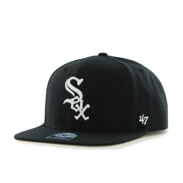 Mens 47 Brand Chicago White Sox Captain Snapback - Black