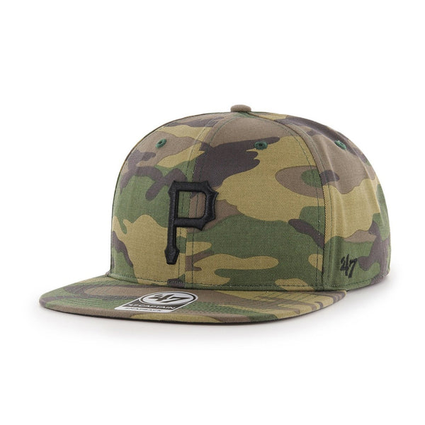 Mens 47 Brand Pittsburgh Pirates Captain Snapback - Camo