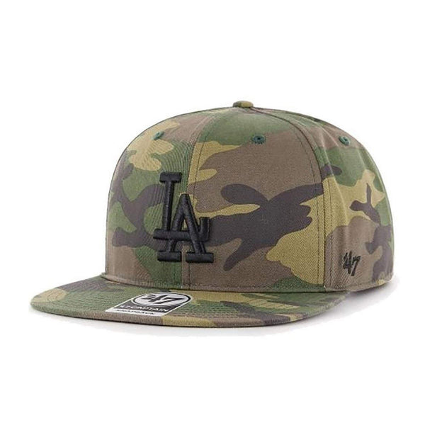 Mens 47 Brand LA Dodgers Captain Snapback - Camo