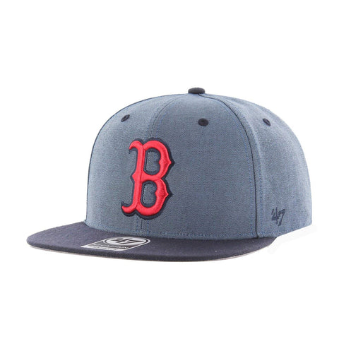 Mens 47 Brand Boston Red Sox Double Move Captain Snapback - Navy
