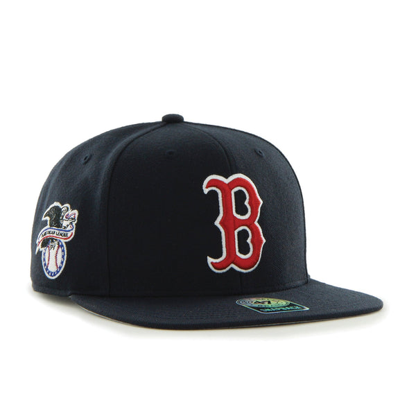 Mens 47 Brand Boston Red Sox Sure Shot Captain Snapback - Navy Blue